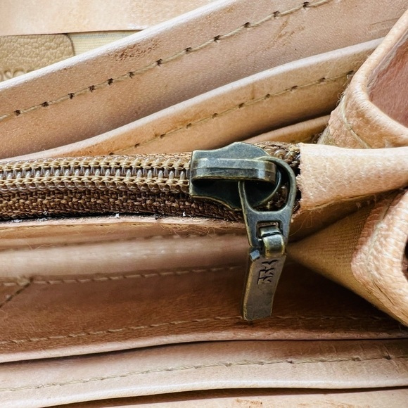 STUDIO CALEIDOSCOPE UNISEX LEATHER ZIP-AROUND ARTISIAN WALLET - Picture 13 of 14